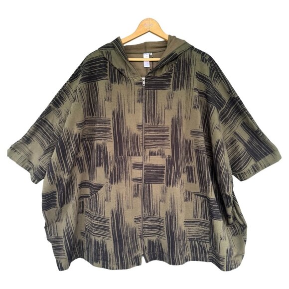 Flutter Oversized Hoodie Zip Jacket NWT - Picture 1 of 5